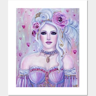 "Rococo Valentine" fantasy art by Renee Lavoie Posters and Art